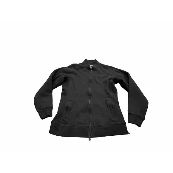 Duluth Trading Womens Black Full Zip Heavyweight Long Sleeve Sweatshirt Size S - Picture 1 of 9